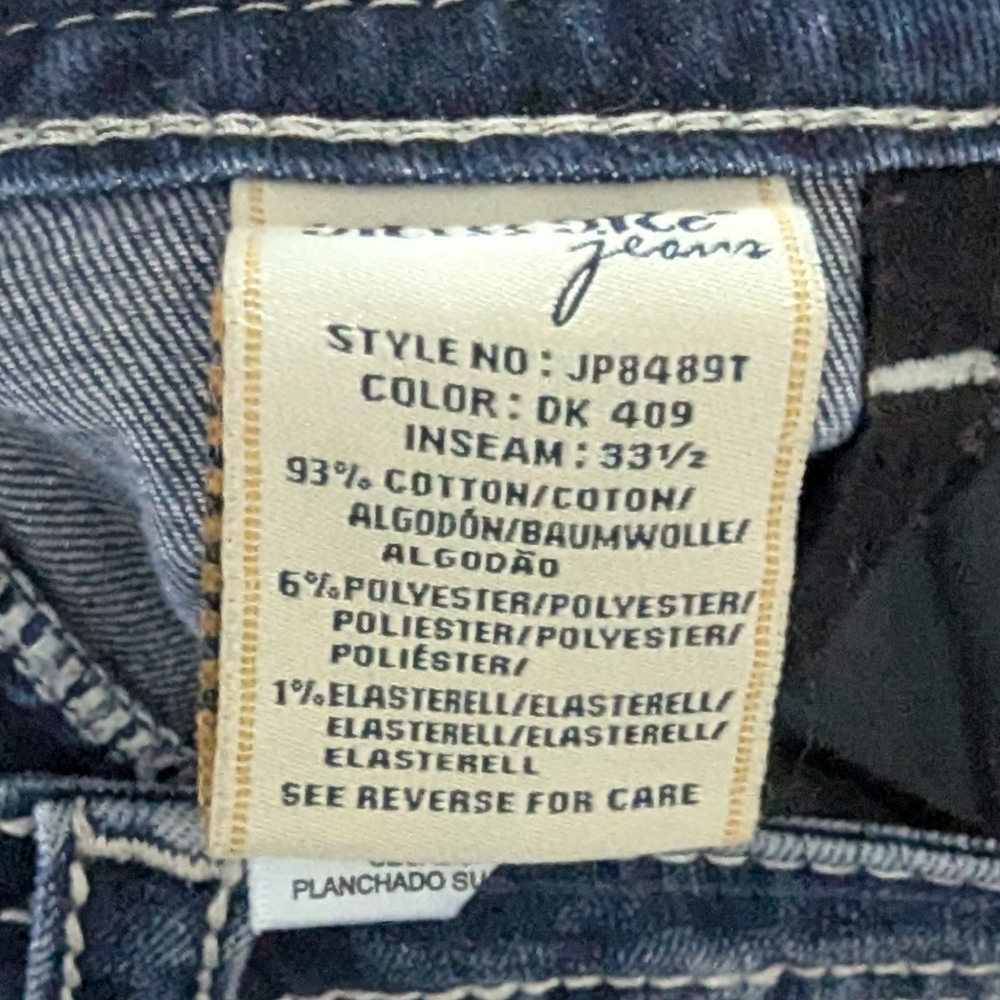 Miss Me Women's Bling Y2K Signature Straight Jeans Size 29 - Picture 8 of 9